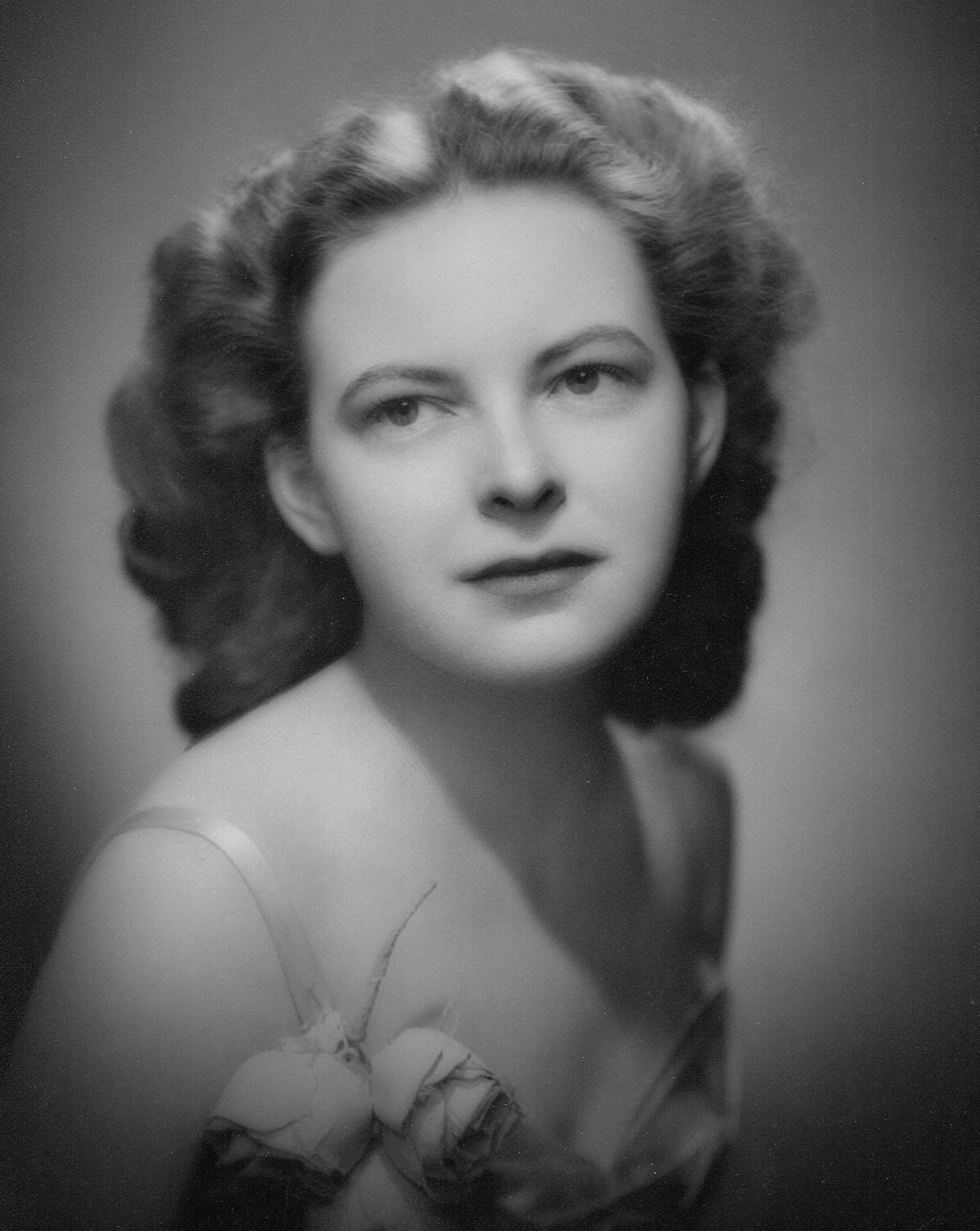 Portrait of Phyllis Schlafly as a young woman