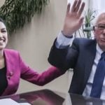 Representative Alexandria Ocasio-Cortez and Senator Bernie Sanders