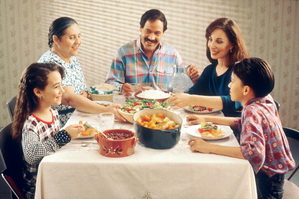 Photo by National Cancer Institute on Unsplash family dinner