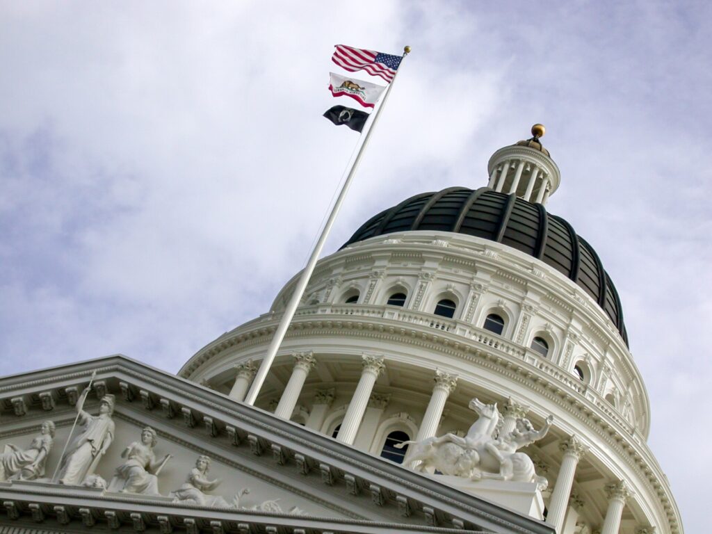 California State Capitol building in Sacramento